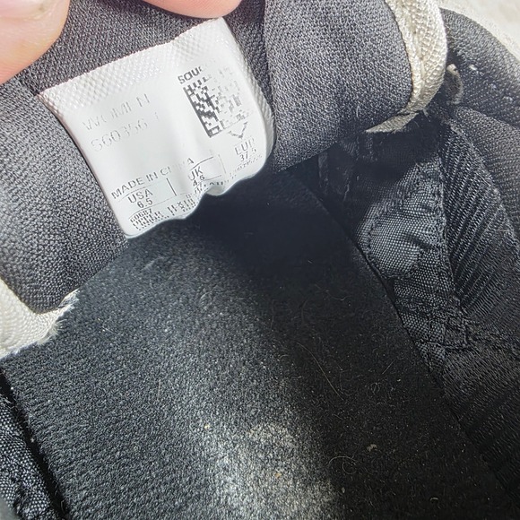 Saucony Shadow 5000 Women Black White Polka Dot Sneakers Shoes Size 8.5 - Picture 8 of 8